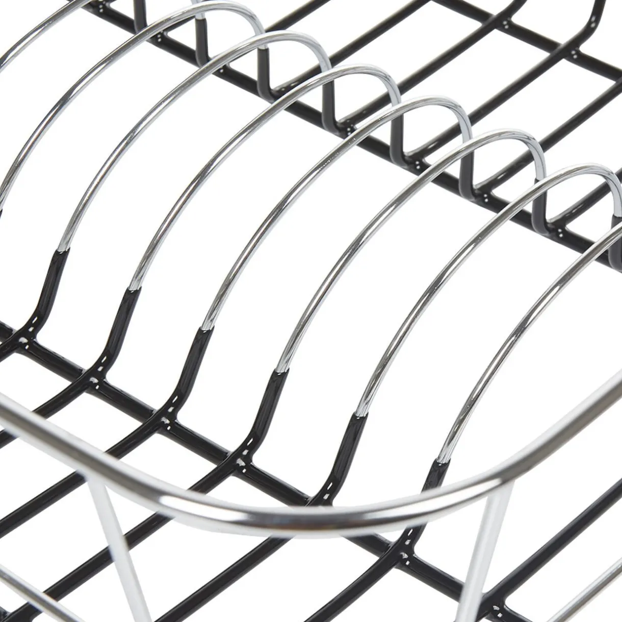 Égouttoir à vaisselle gris et noir^Gifi Discount