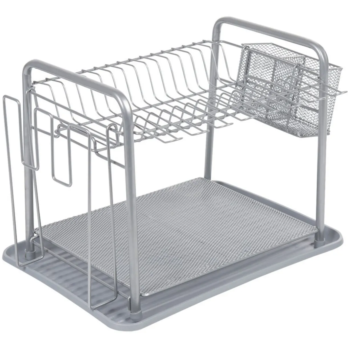 Égouttoir à vaisselle métallique gris^Gifi