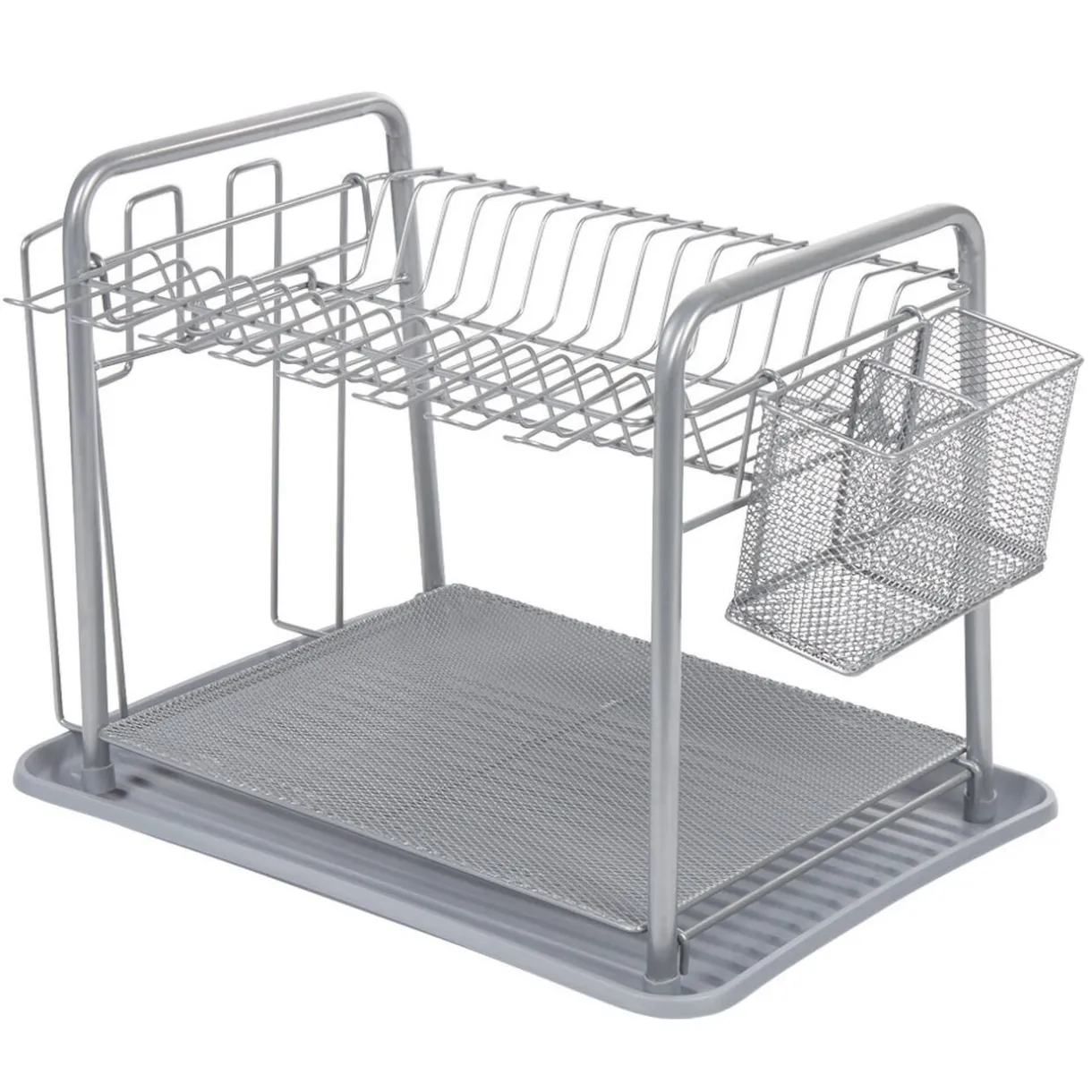 Égouttoir à vaisselle métallique gris^Gifi