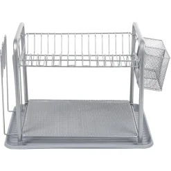 Égouttoir à vaisselle métallique gris^Gifi