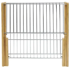 Égouttoir à vaisselle pliable bambou et métal^Gifi Outlet
