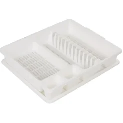 Égouttoir avec plateau blanc^Gifi Outlet