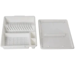 Égouttoir avec plateau blanc^Gifi Outlet