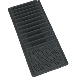 Égouttoir avec tapis pliable gris foncé 11 rangées 12 picots^Gifi Best