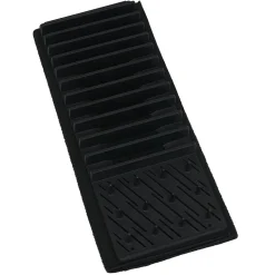 Égouttoir avec tapis pliable noir 11 rangées 12 picots^Gifi Hot