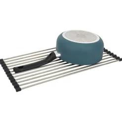 Égouttoir en inox et silicone - L.46xl.24cm^Gifi Clearance