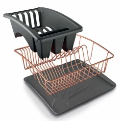 Entretien Du Linge|Gifi Égouttoir Metaltex cuivre revêtement polytherm