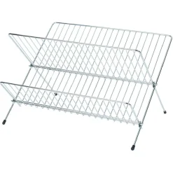 Égouttoir pliable en métal gris 36x31xH22cm^Gifi Best