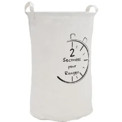 Rangement|Gifi Grande panière en tissus forme tube