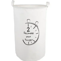 Rangement|Gifi Grande panière en tissus forme tube