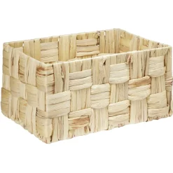 Rangement|Gifi Grande panière rectangulaire tressée en jonc