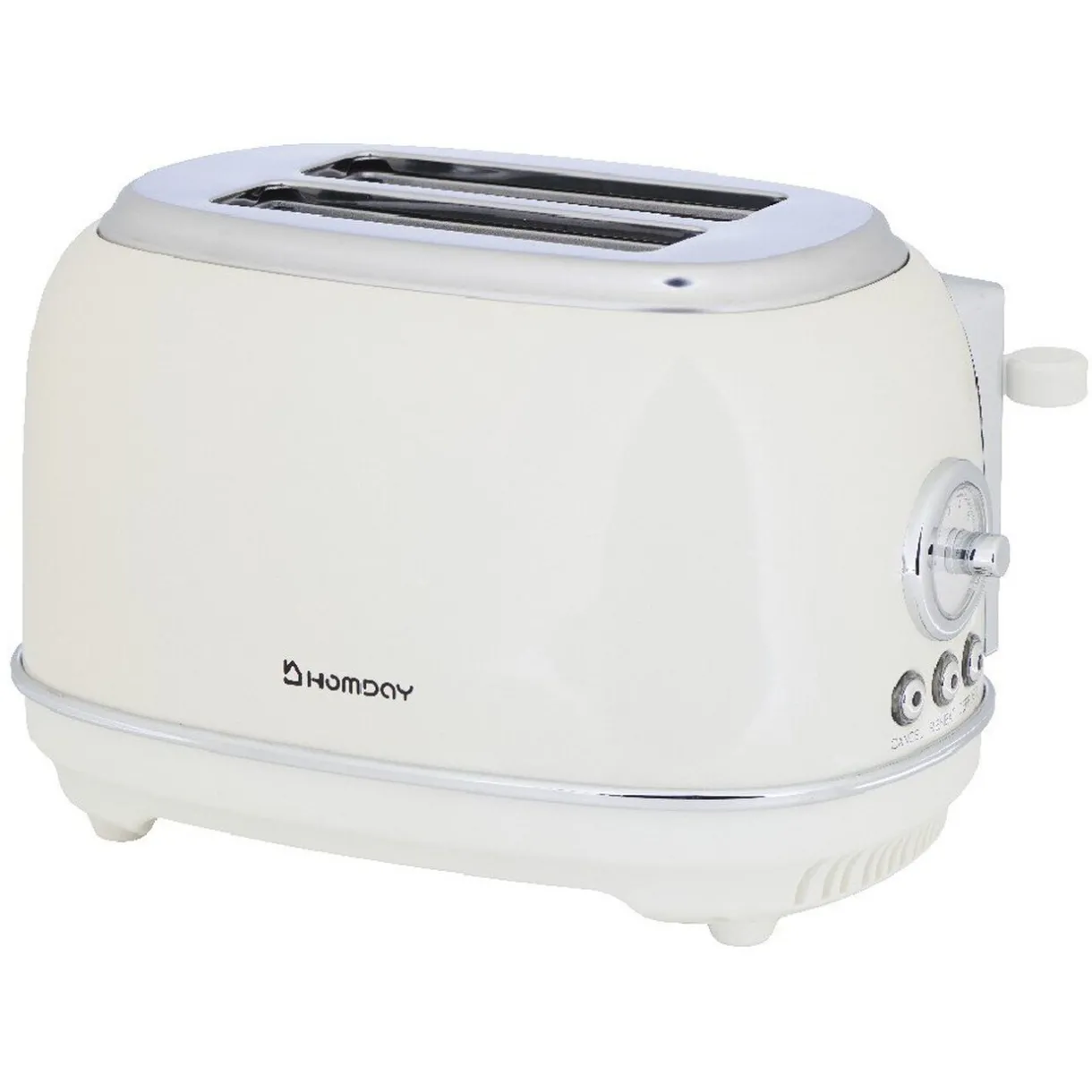 Grille pain Homday retro blanc crème^Gifi Clearance