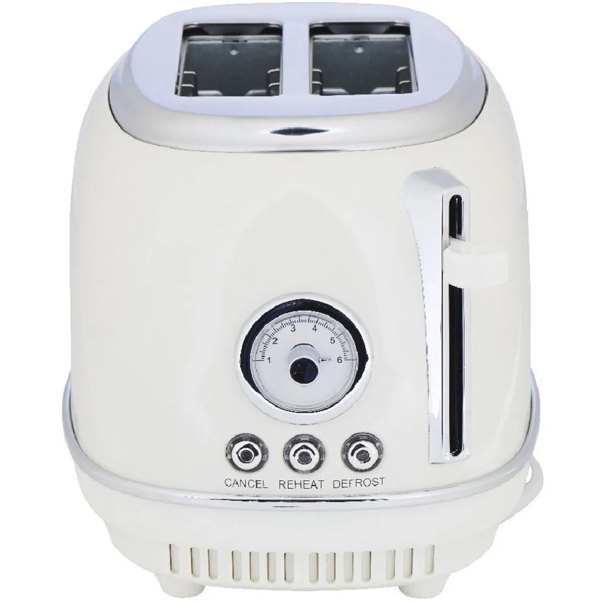 Grille pain Homday retro blanc crème^Gifi Clearance