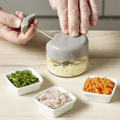 Hachoir manuel coupe-légumes Ø9xH7cm^Gifi Outlet