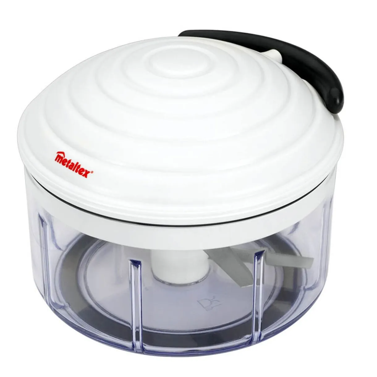 Hachoir manuel multiusage transparent couvercle blanc 500 ml^Gifi Hot