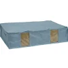 Rangement|Gifi Housse de rangement dessous de lit Bleu - L65 x l45 x H15,5 cm