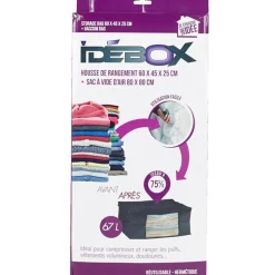 Rangement|Gifi Housse de rangement et sac à vide air 67 L