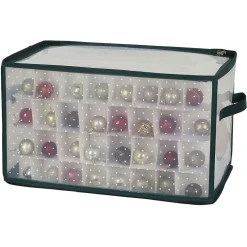 Rangement|Gifi Housse de rangement pour boules de Noël 128 emplacements