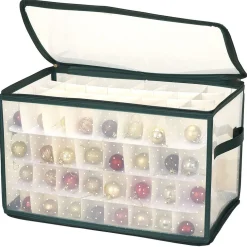 Rangement|Gifi Housse de rangement pour boules de Noël 128 emplacements