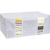 Entretien Du Linge|Gifi Housse de rangement pour vêtements Blanc - L65 x l45 x H27 cm