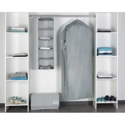 Rangement|Gifi Housse de rangement vêtements grise