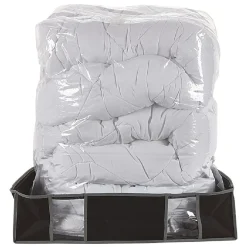 Rangement|Gifi Housse dessous de lit et housse sous vide noires