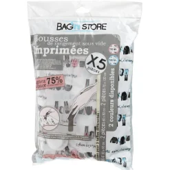Rangement|Gifi Housse sous vide imprimée x5