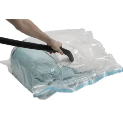 Rangement|Gifi Housse sous vide taille L x2 avec housse de rangement tissus