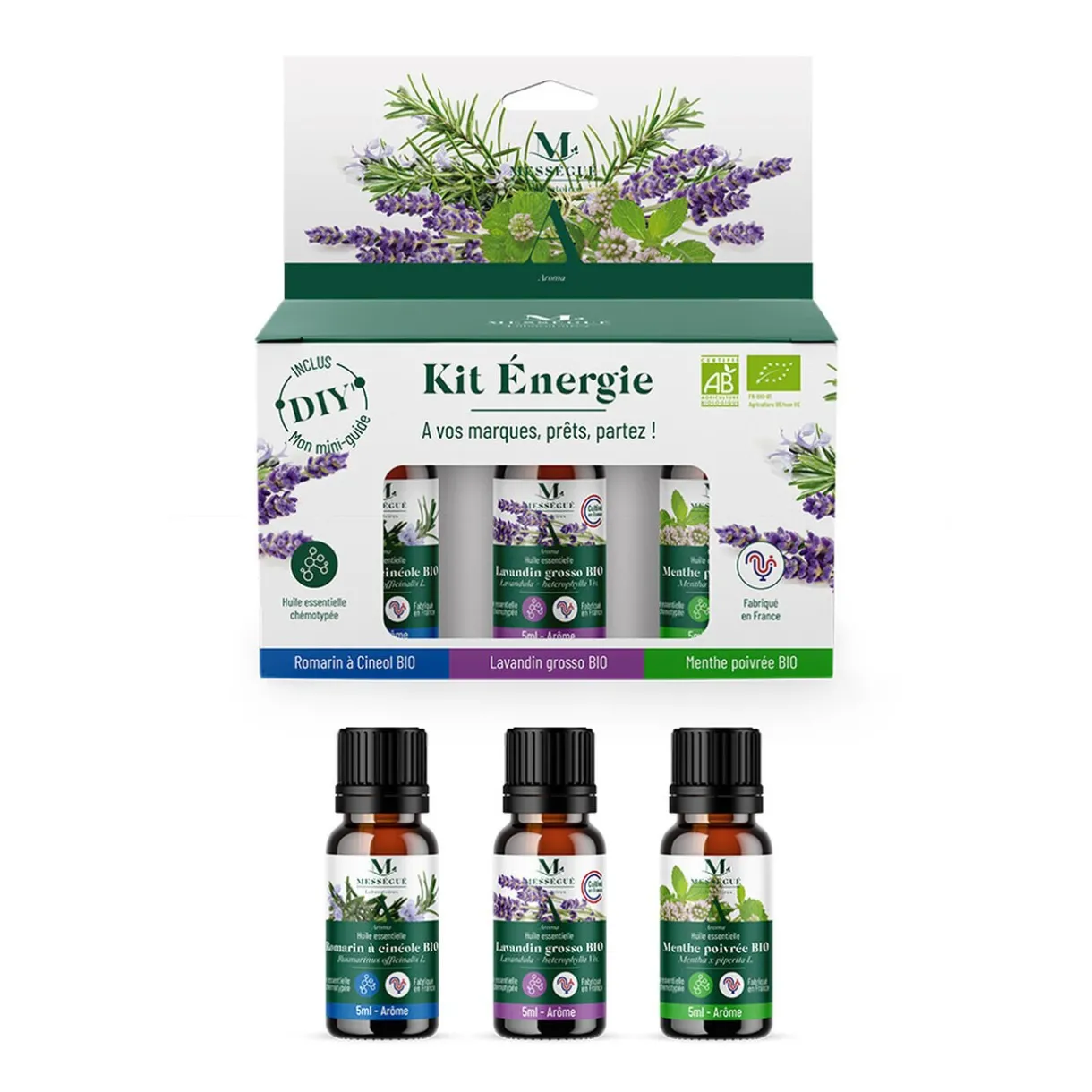 Gifi Huile essentielle énergie bio sportif x3