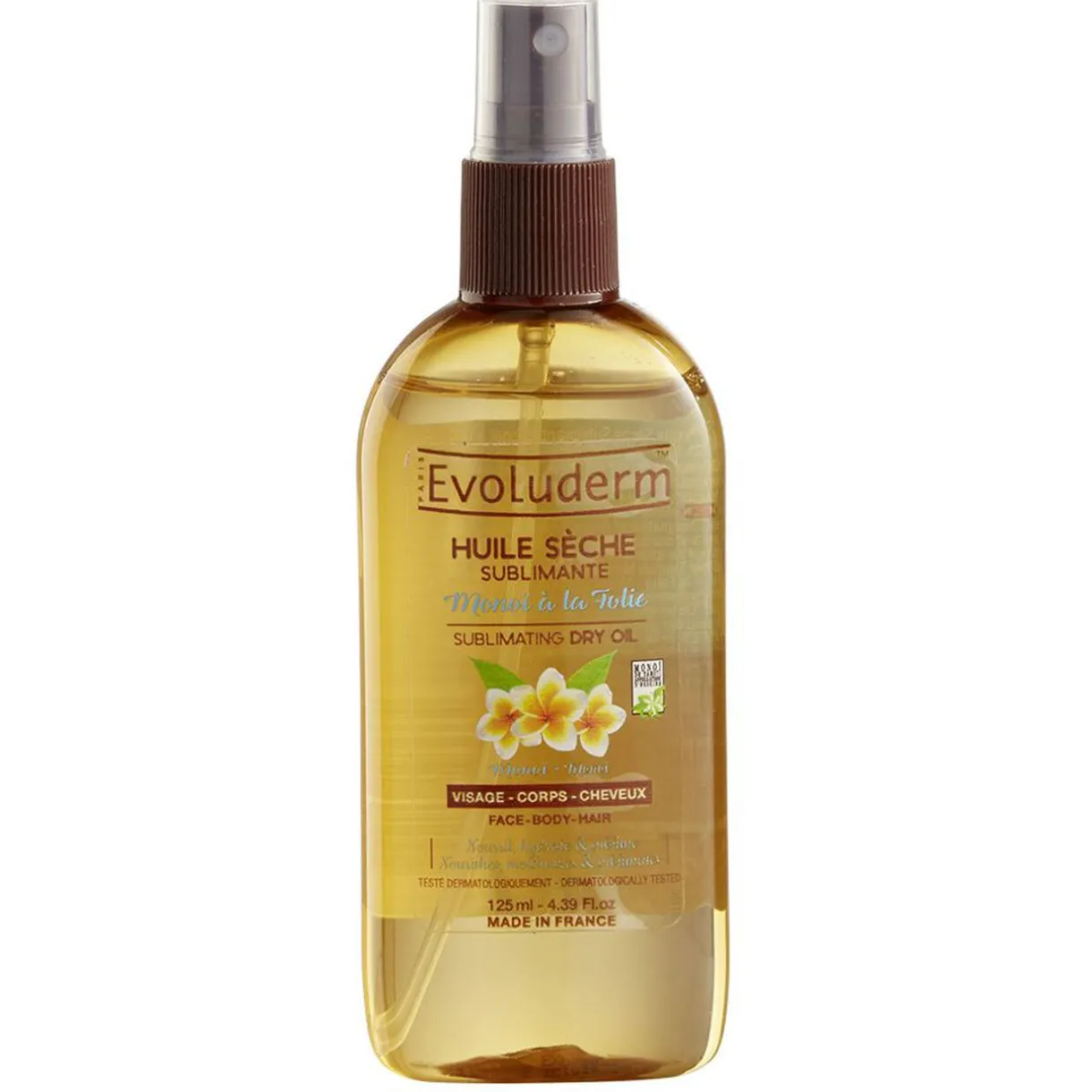 Hot Gifi Huile sèche sublimante Evoluderm monoï à la folie 100 ml