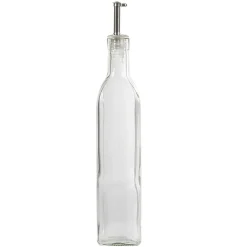 Huilier en verre avec bouchon inox^Gifi