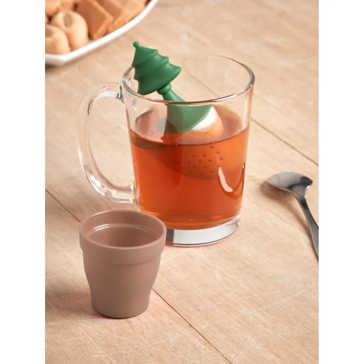 Infuseur à thé avec coupelle^Gifi Hot