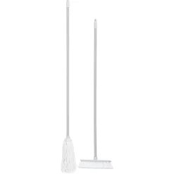 Nettoyage Et Entretien|Gifi Kit balai et balai serpillère gris