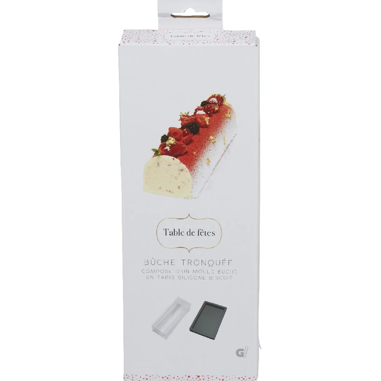 Kit bûche de Noël fond tronqué^Gifi Online