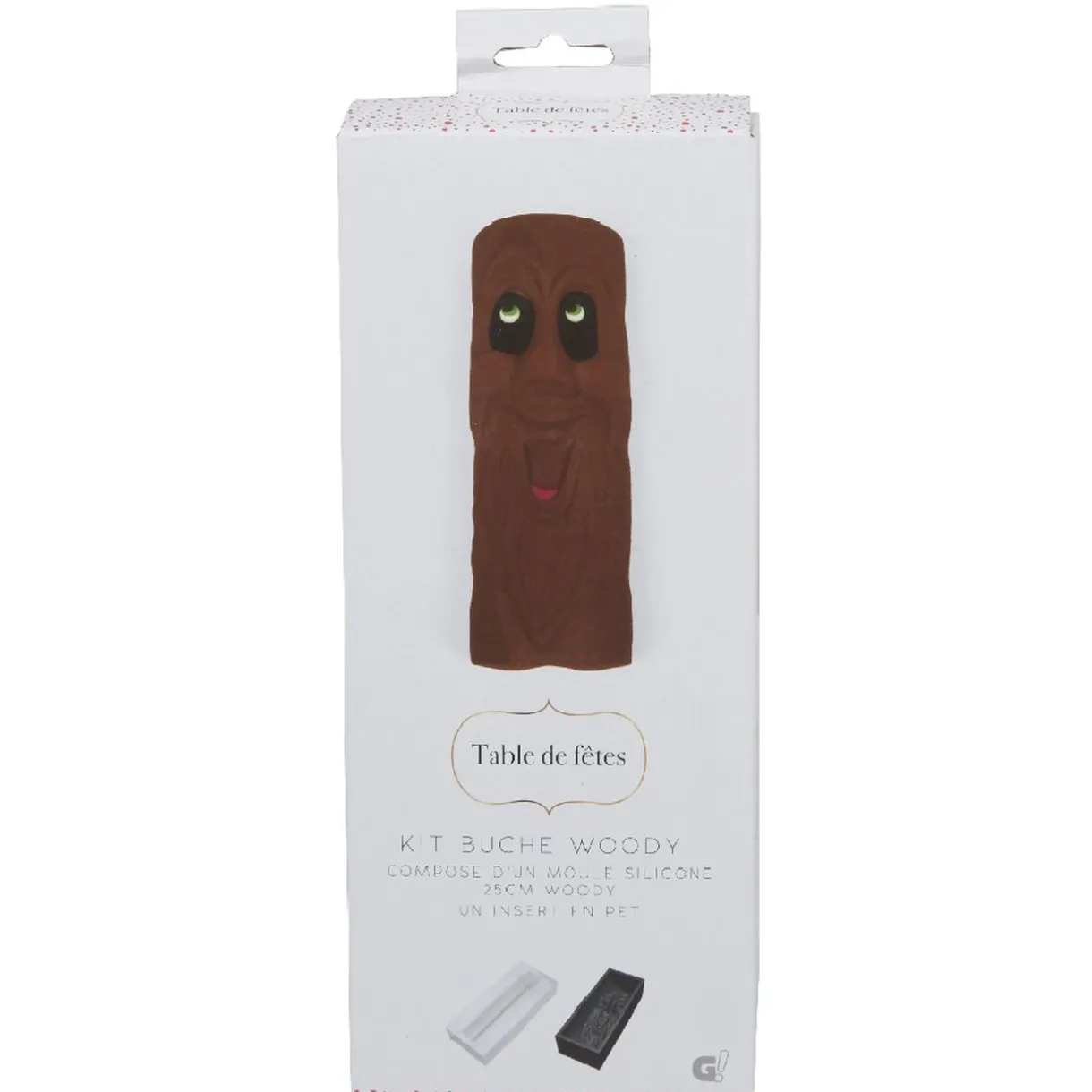Kit bûche de Noël Woody^Gifi Discount