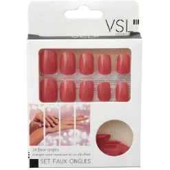 Sale Gifi Kit de faux ongles couleur corail