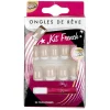 Clearance Gifi Kit de faux ongles style French manucure