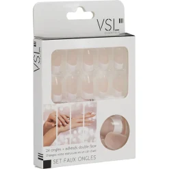 Hot Gifi Kit de faux ongles style French manucure