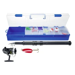 New Gifi Kit du pêcheur canne à pêche et accessoires
