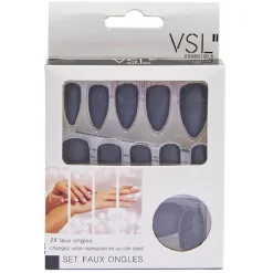 Gifi Kit faux ongles couleur mat noir x24