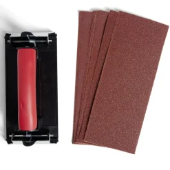 Hot Gifi Kit ponceuse manuelle et 10 papiers abrasifs