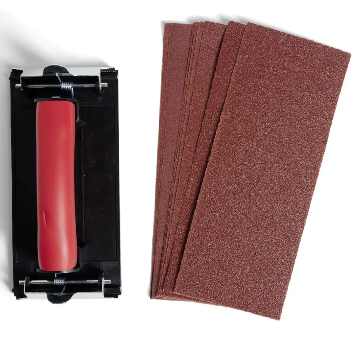 Hot Gifi Kit ponceuse manuelle et 10 papiers abrasifs