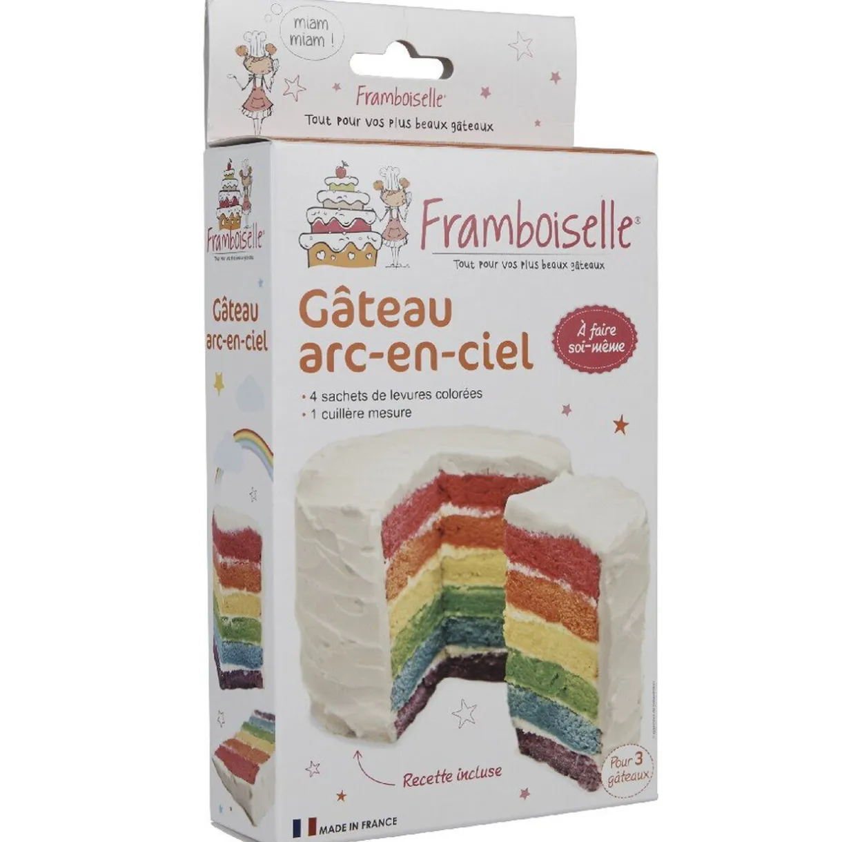 Kit préparation gâteau arc-en-ciel^Gifi Best