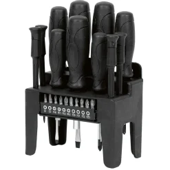 New Gifi Kit tournevis 11 manches et 10 embouts magnétiques