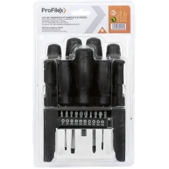 New Gifi Kit tournevis 11 manches et 10 embouts magnétiques