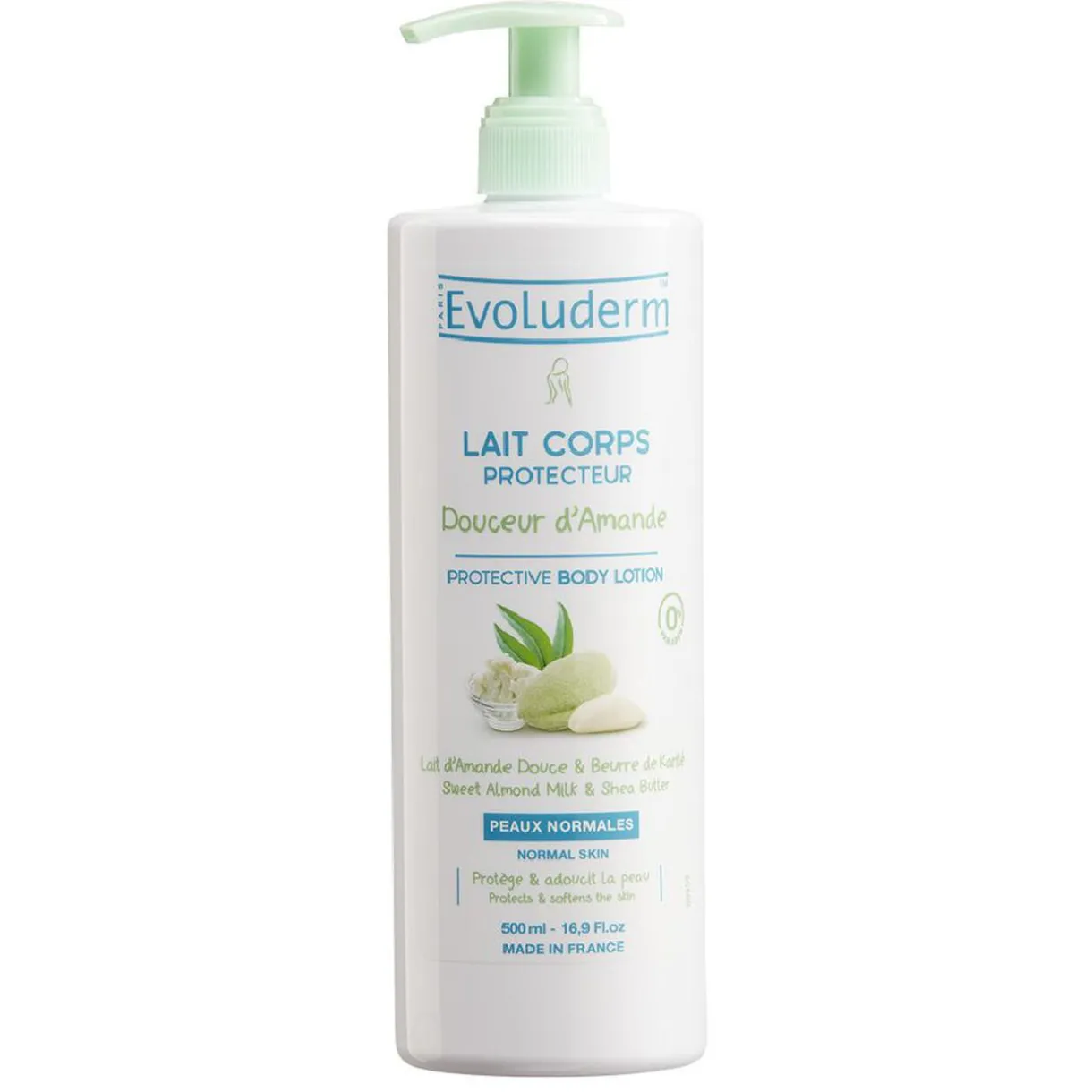Clearance Gifi Lait corps Evoluderm amande douce karité 500 ml