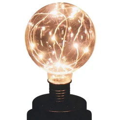 Hot Gifi Lampe ampoule transparent et noir