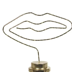 Clearance Gifi Lampe déco torsadé forme bouche fer