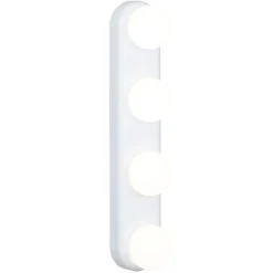 Discount Gifi Lampe de miroir 4 spots blanc