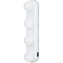 Discount Gifi Lampe de miroir 4 spots blanc